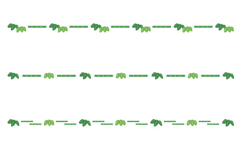 竹の罫線イラスト02 無料の線 ライン素材 飾り罫線イラスト Com