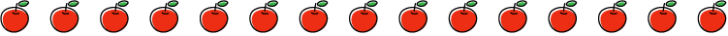りんごの罫線イラスト
