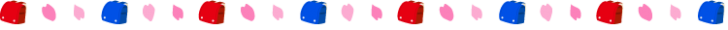 ランドセルと桜の入学の罫線イラスト02