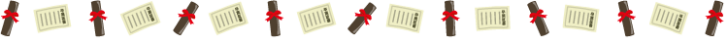 卒業証書の罫線イラスト