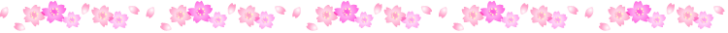 桜の罫線イラスト03