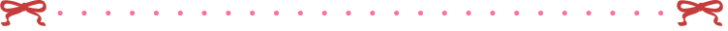リボンと点線の罫線イラスト03