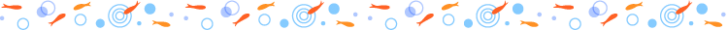 金魚の罫線イラスト